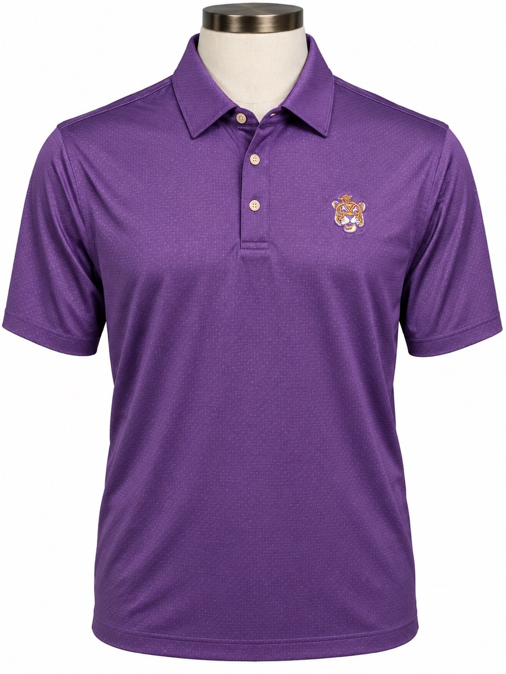 Peter Millar LSU Tigers Men’s XXL Purple Performance Golf Polo Shirt NWT